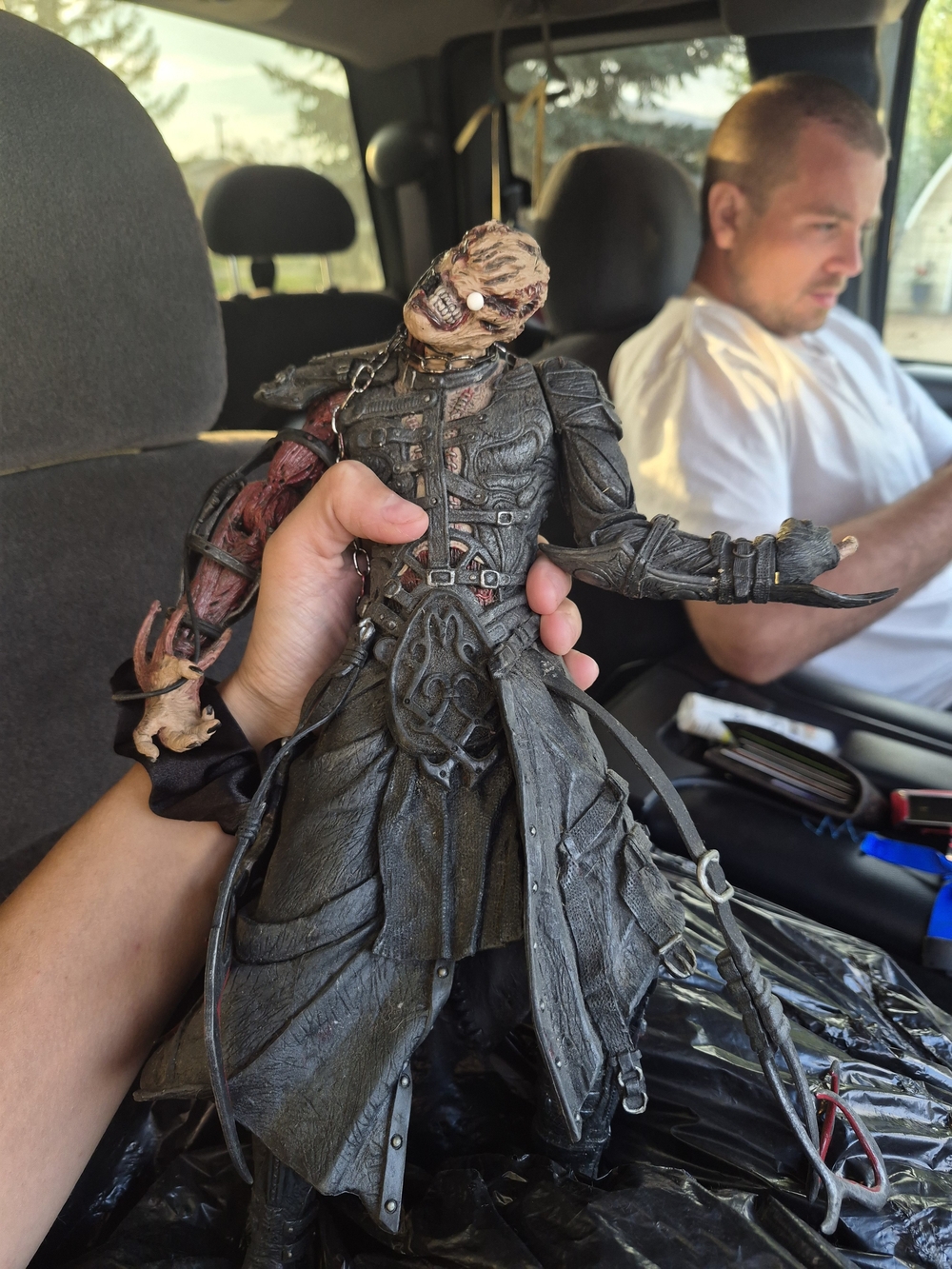 Horror Character Resin Figure - Black and Red Collectible